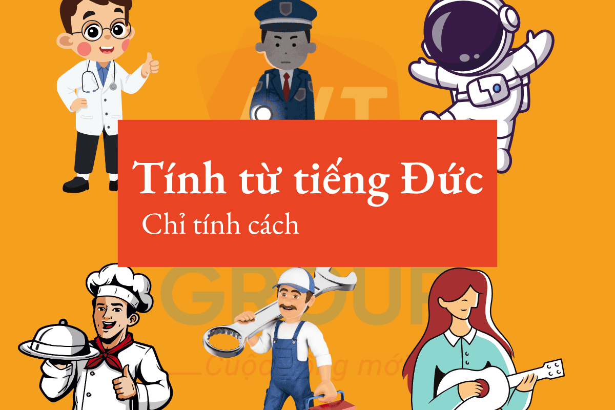 Từ vựng A1 tiếng đức, tính từ chỉ tính cách
